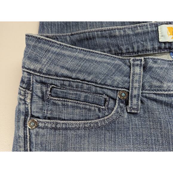 Antik Denim Jeans Womens 26 Western Southwest Classic Blue Boho Hippie Straight - Picture 6 of 6